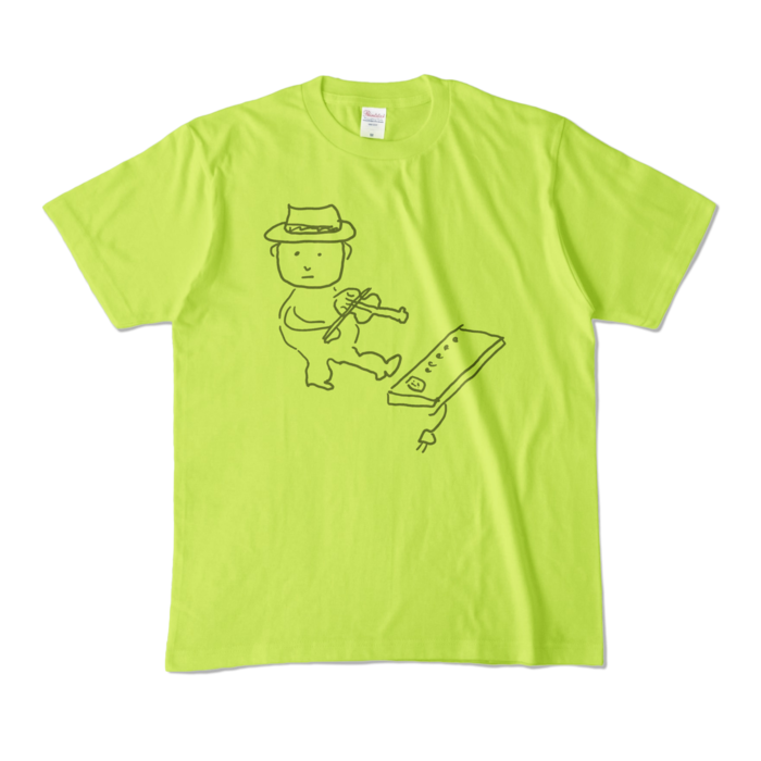 Tシャツ - M - ライトグリーン (淡色)-キャラ大