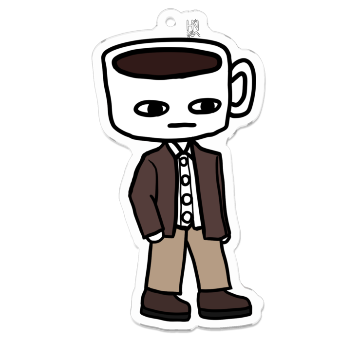 アクリルキーホルダー（コーティング） - 70 x 70 (mm)