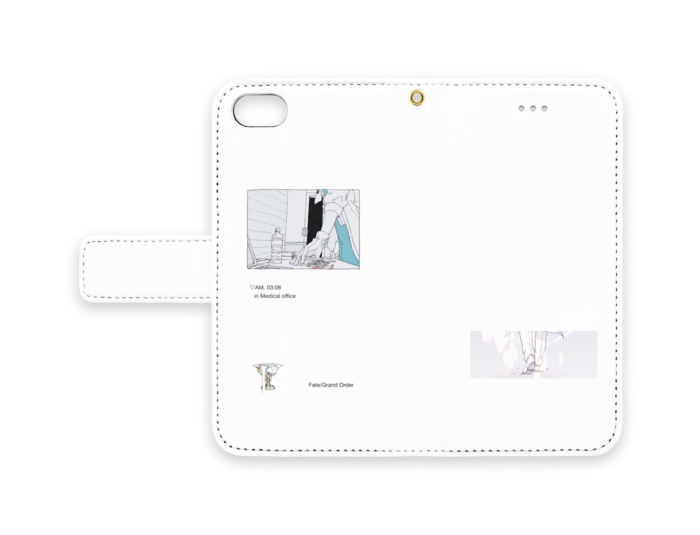 手帳型iPhoneケース - iPhone 8 / 7 - ストラップ穴 あり