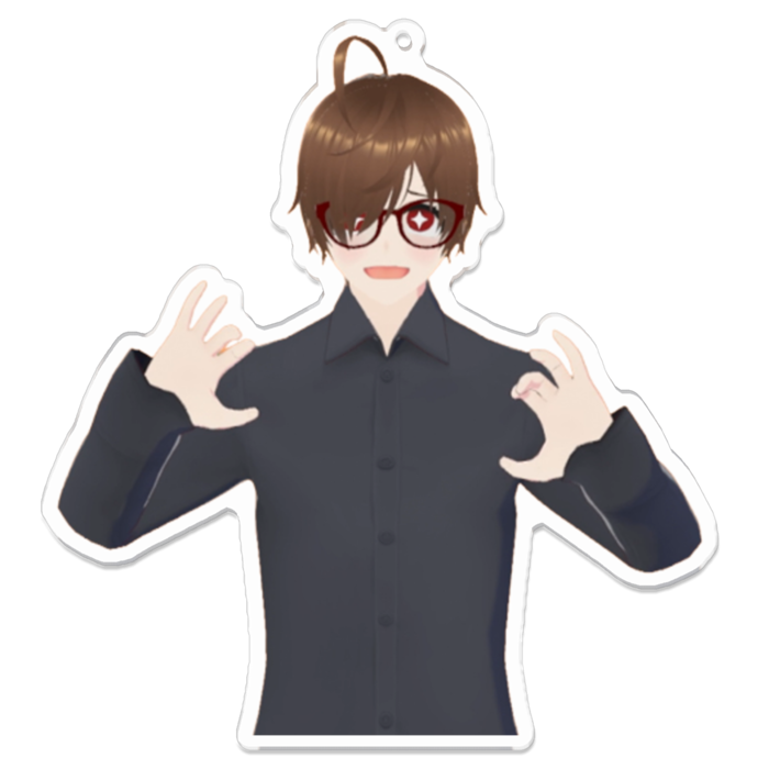 アクリルキーホルダー - 100 x 100 (mm)