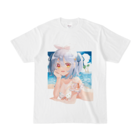 兎田ぺこら 水着イラスト Tシャツ ぷちのへや Booth