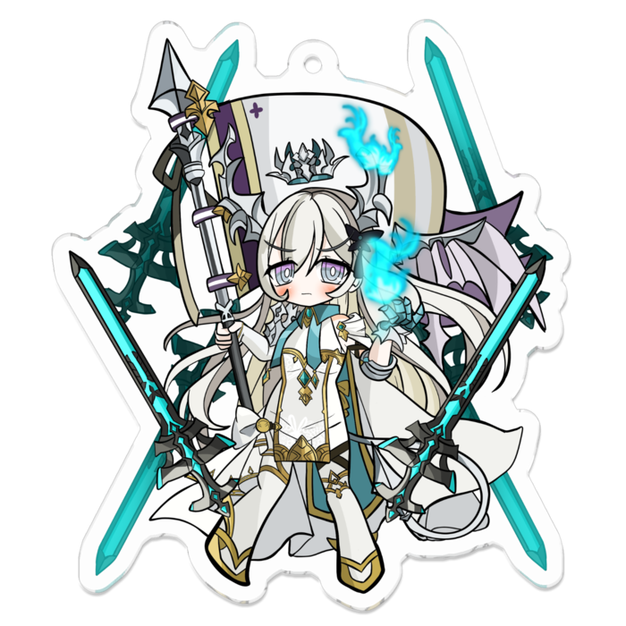 アクリルキーホルダー - 70 x 70 (mm)(1)