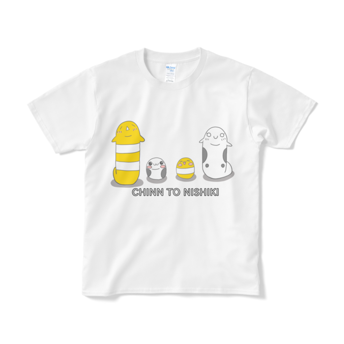 ちんとにしきTシャツ - S - ホワイト