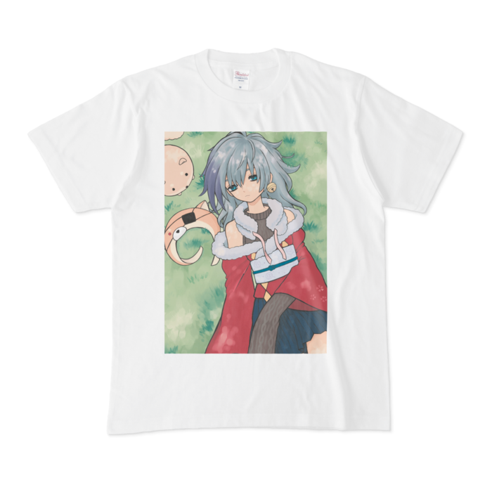 寝転ぶ少女のtシャツ いぶきのもり Booth