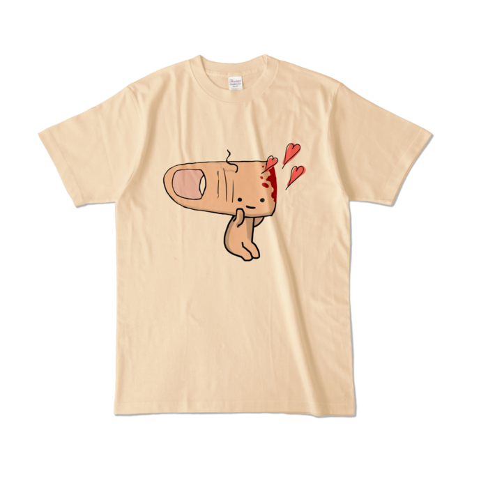 カラーTシャツ - L - ナチュラル (淡色)