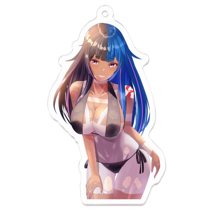 アクリルキーホルダー（コーティング） - 70 x 70 (mm)