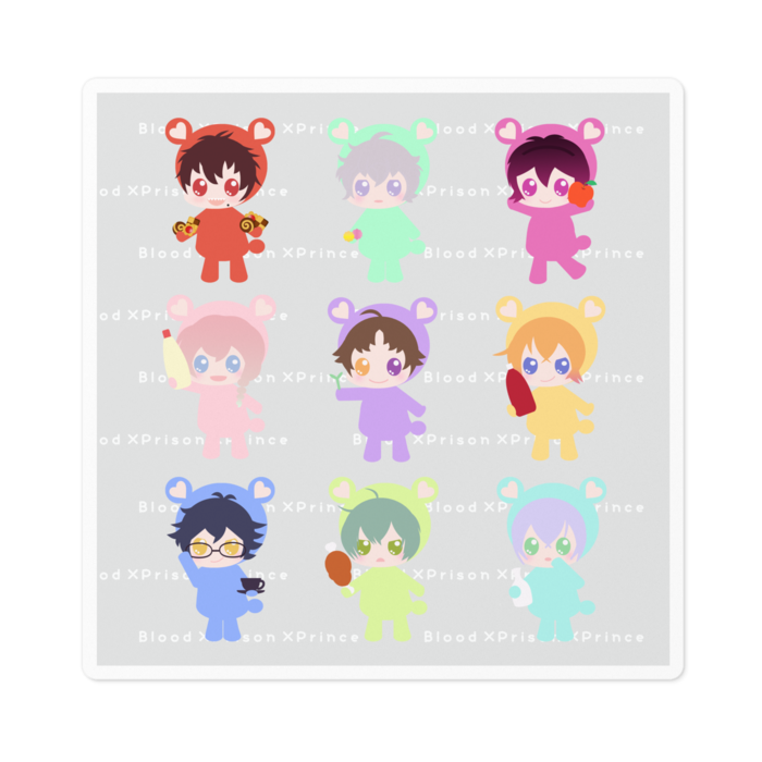 ステッカー - 100 x 100 (mm)
