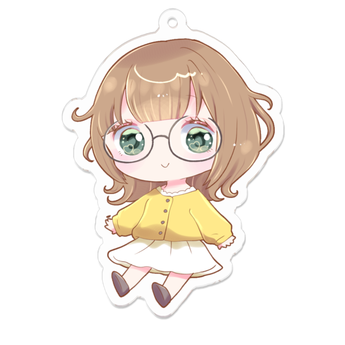 アクリルキーホルダー - 70 x 70 (mm)