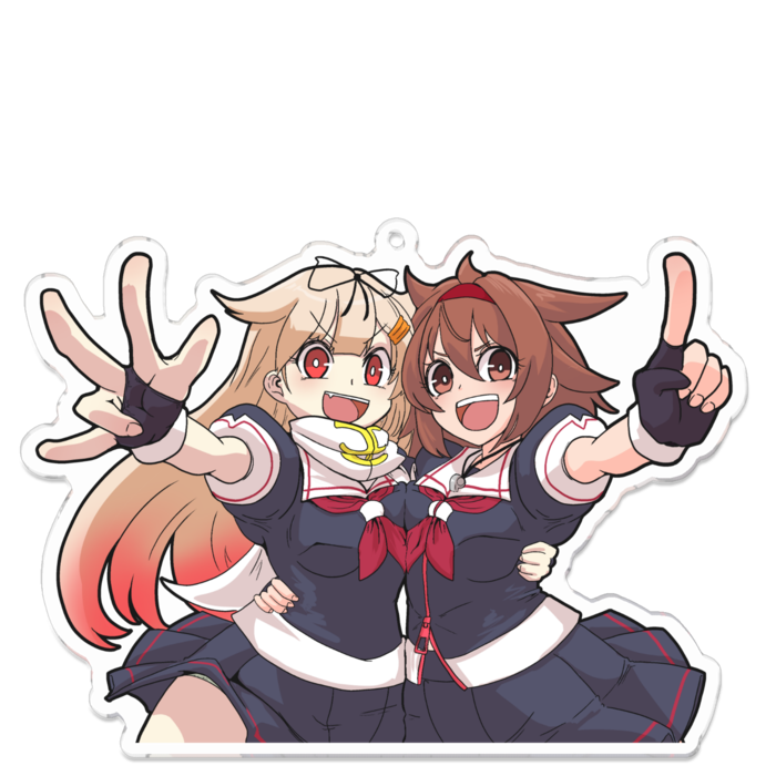 アクリルキーホルダー - 100 x 100 (mm)