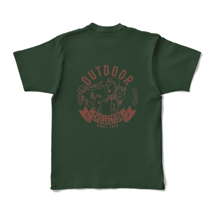 カラーTシャツ - XL - フォレスト (濃色)