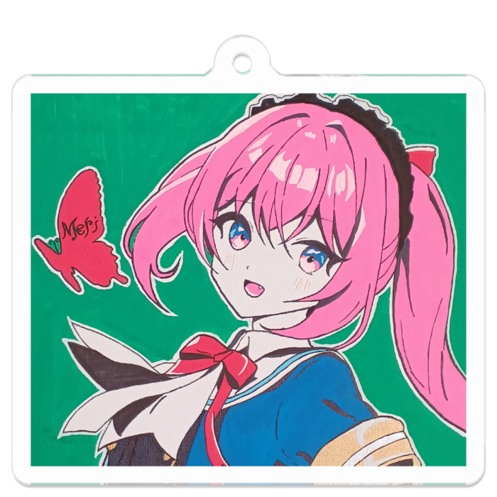 アクリルキーホルダー - 50 x 50 (mm)