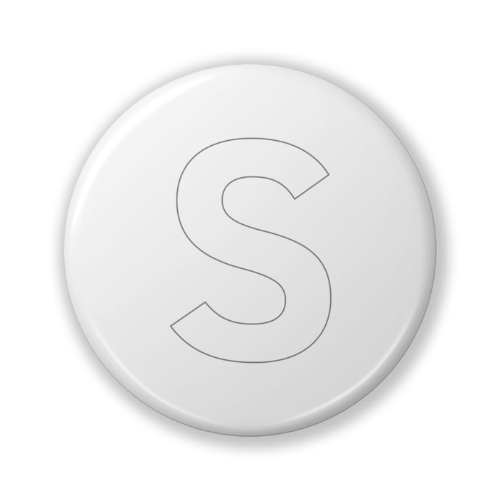 【S(エス)】〈ホワイト〉缶バッジ- 32mm