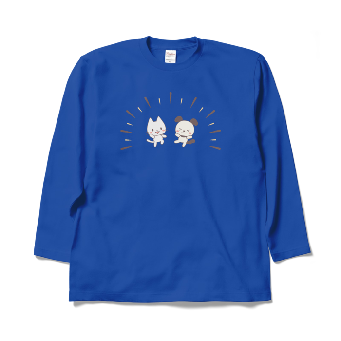 ロングスリーブTシャツ　青色　XL