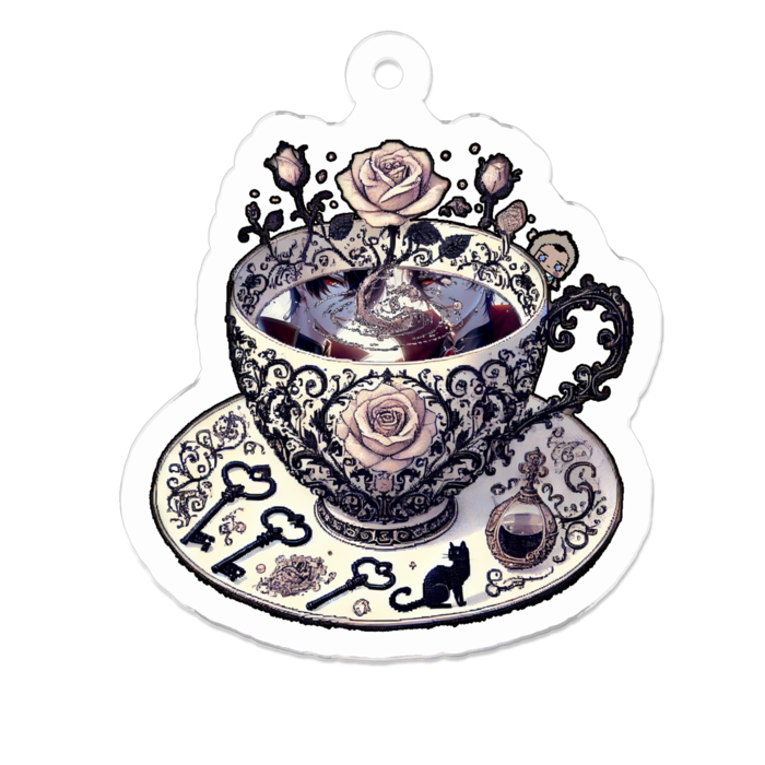 アクリルキーホルダー - 50 x 50 (mm)
