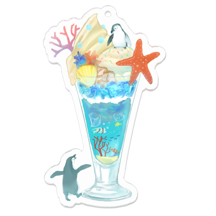 アクリルキーホルダー - 70 x 70 (mm)