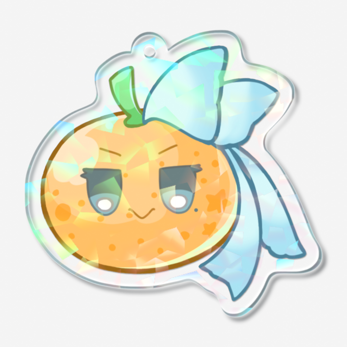 ホログラムアクリルキーホルダー - 50 × 50mm