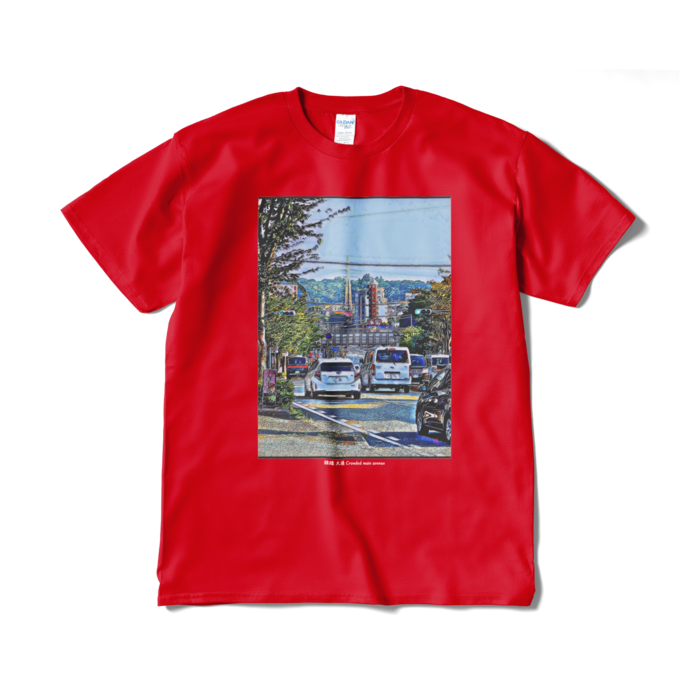 デザイナー Tシャツ - XL - レッド