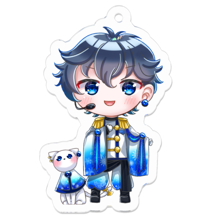 アクリルキーホルダー - 50 x 50 (mm)