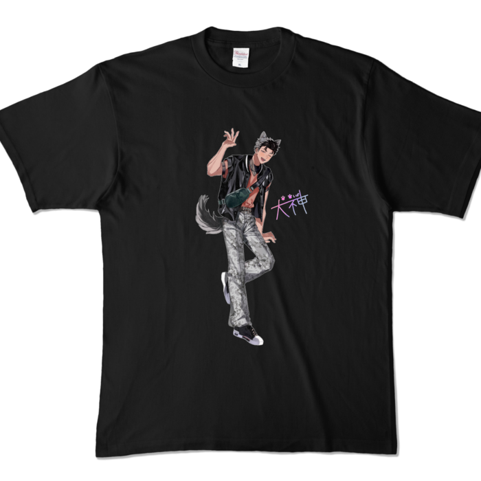 カラーTシャツ - XL - ブラック (濃色)