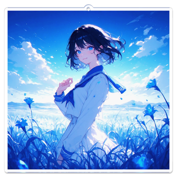 アクリルキーホルダー - 100 x 100 (mm)