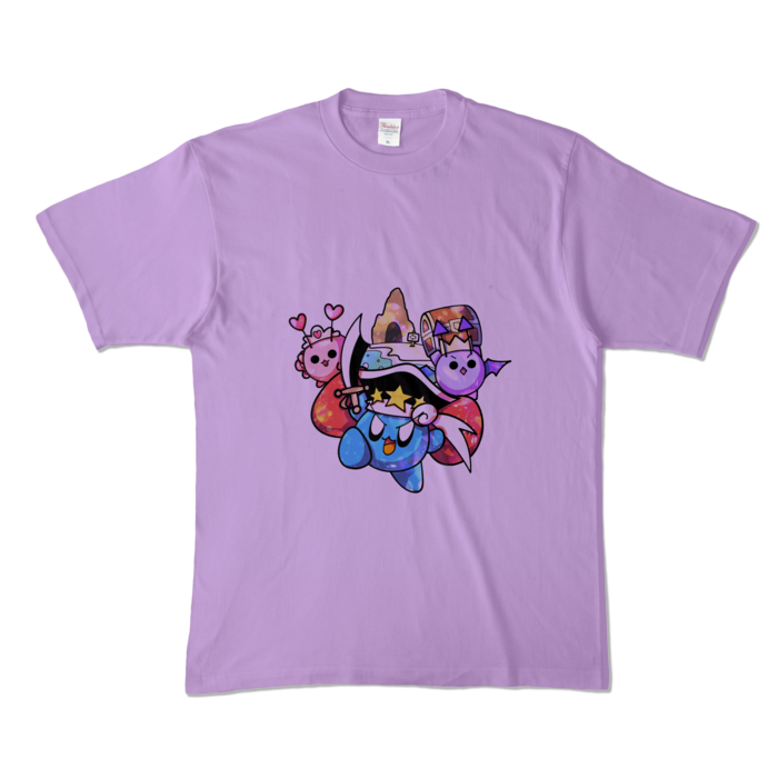 カラーTシャツ - XL - ライトパープル (淡色)
