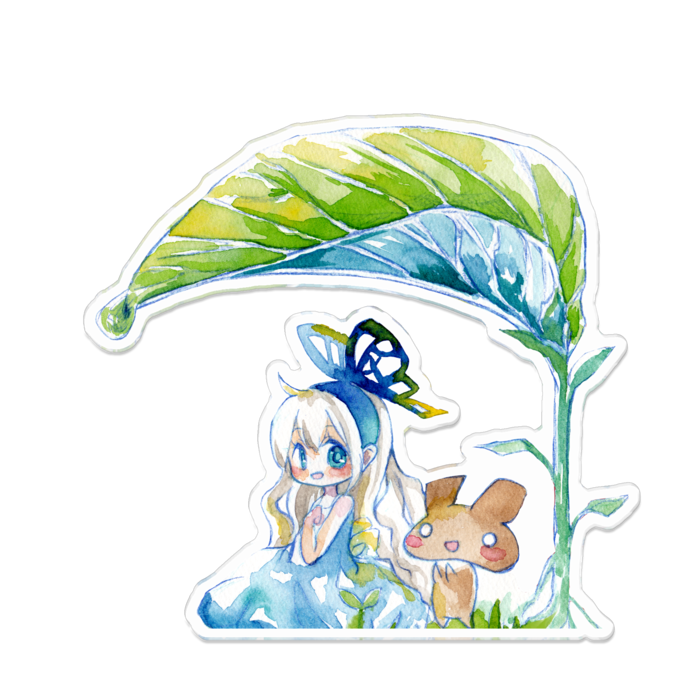 アクリルバッジ - 100 x 100 (mm)