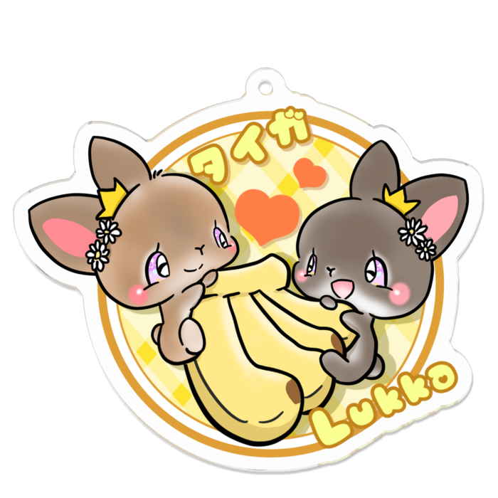 アクリルキーホルダー - 70 x 70 (mm)