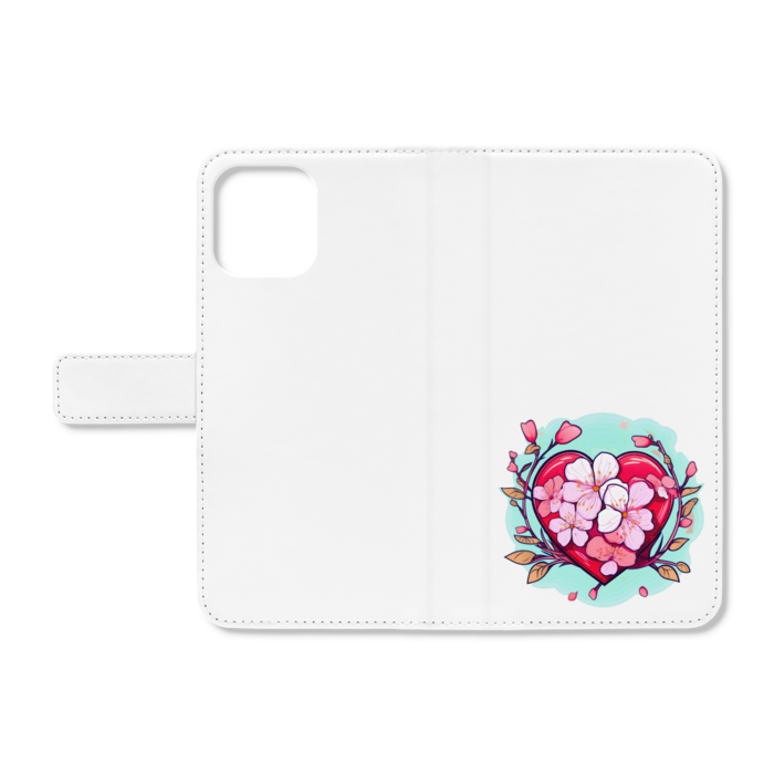 手帳型iPhoneケース - iPhone12 ProMax - ストラップ穴 なし