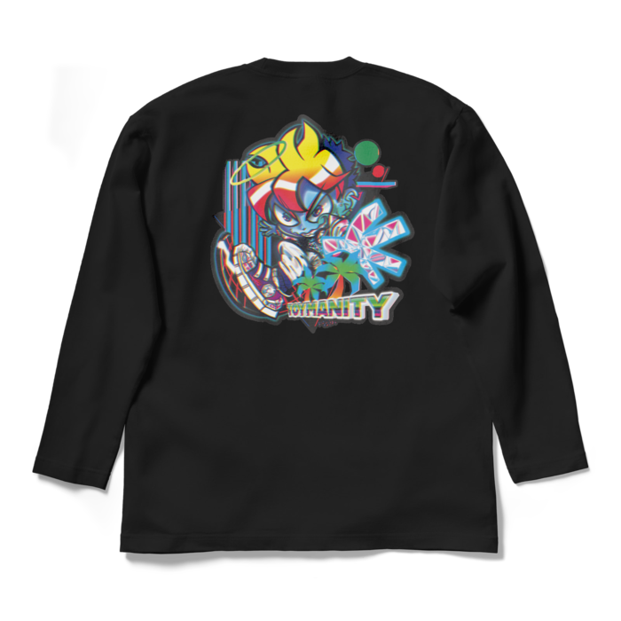 ロングスリーブTシャツ - L - ブラック