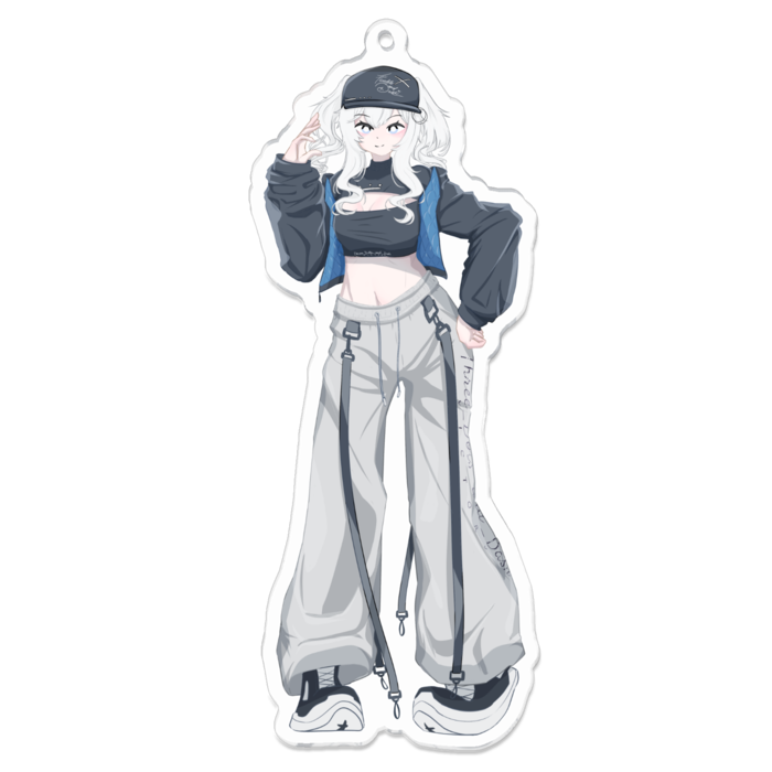 アクリルキーホルダー - 100 x 100 (mm)