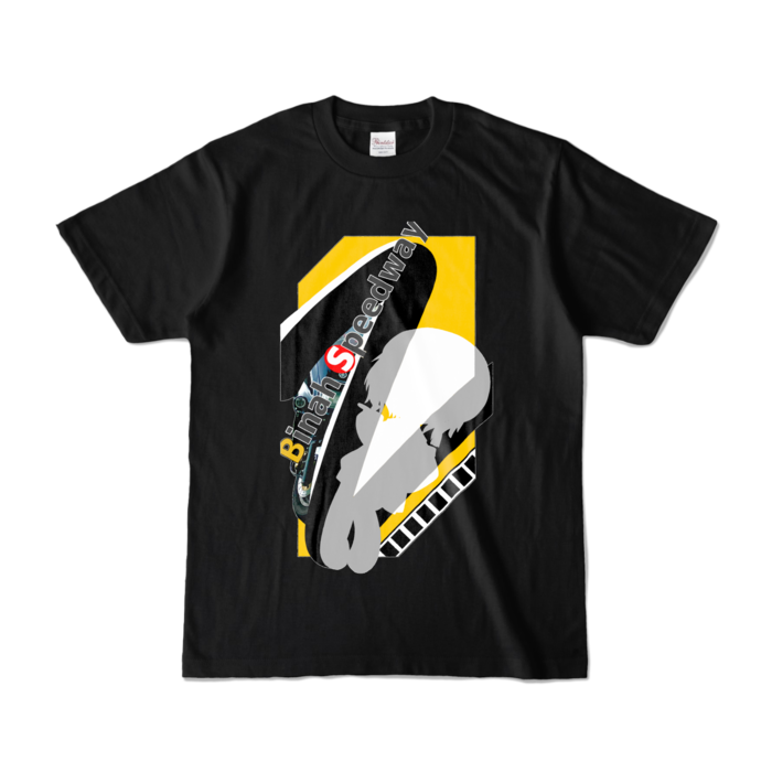 シルエットTシャツ - S - ブラック (濃色)