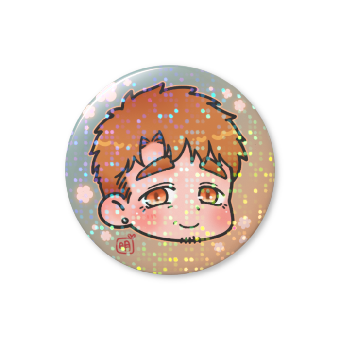 ホログラム缶バッジ パパ