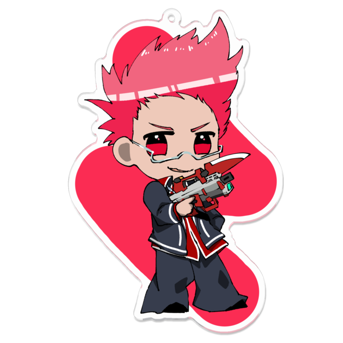 アクリルキーホルダー（コーティング） - 100 x 100 (mm)