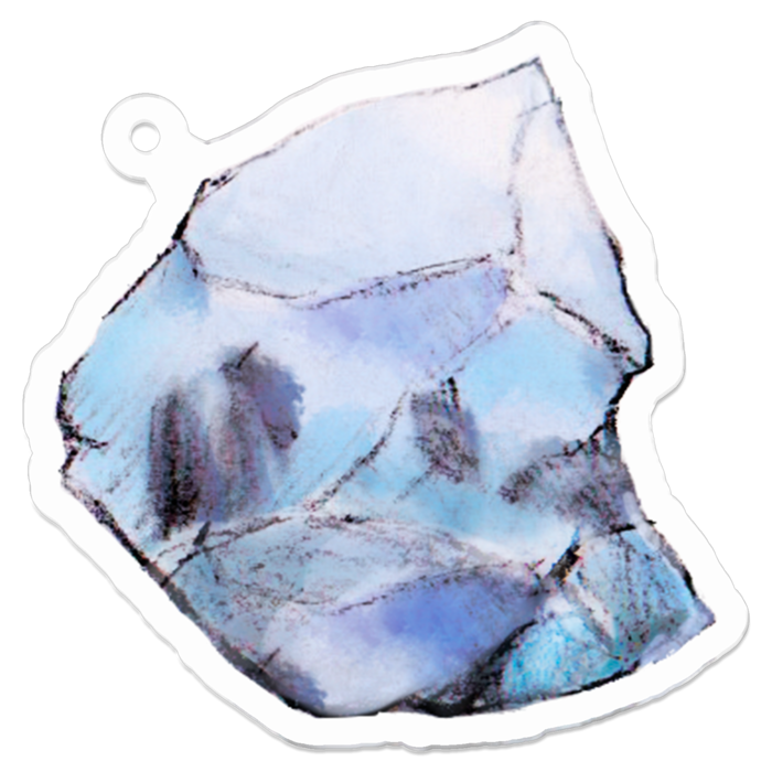 アクリルキーホルダー - 50 x 50 (mm)
