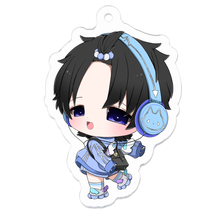 アクリルキーホルダー（コーティング） - 50 x 50 (mm)