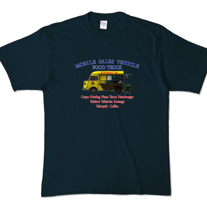 カラーTシャツ - XL - ネイビー (濃色)