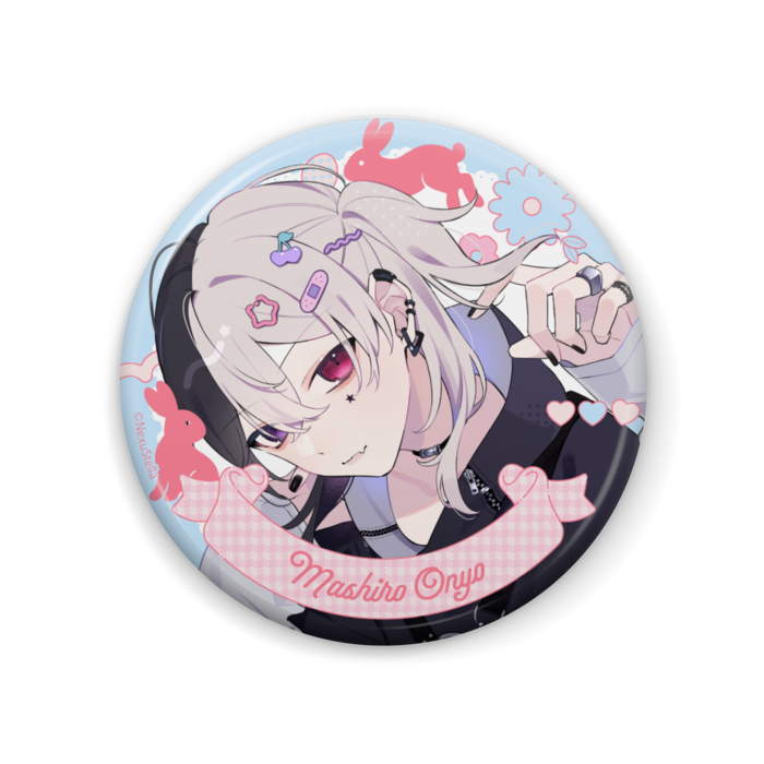 【ましろおにょ】イースター 缶バッジ 57mm