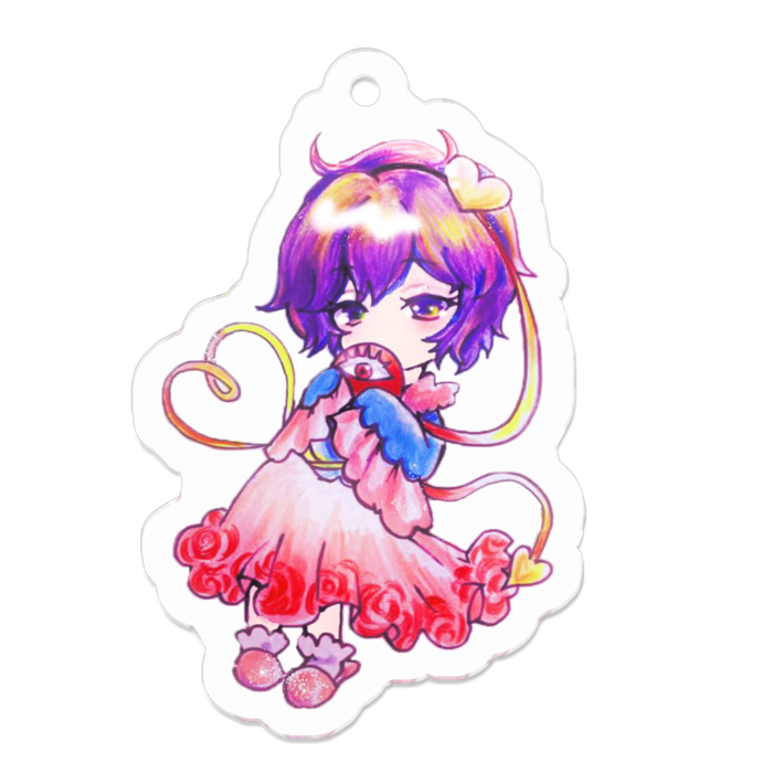 アクリルキーホルダー - 50 x 50 (mm)