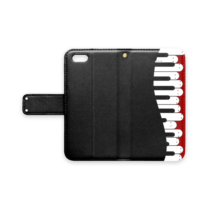 手帳型iPhoneケース - iPhone 5 / 5s / SE - ストラップ穴 あり