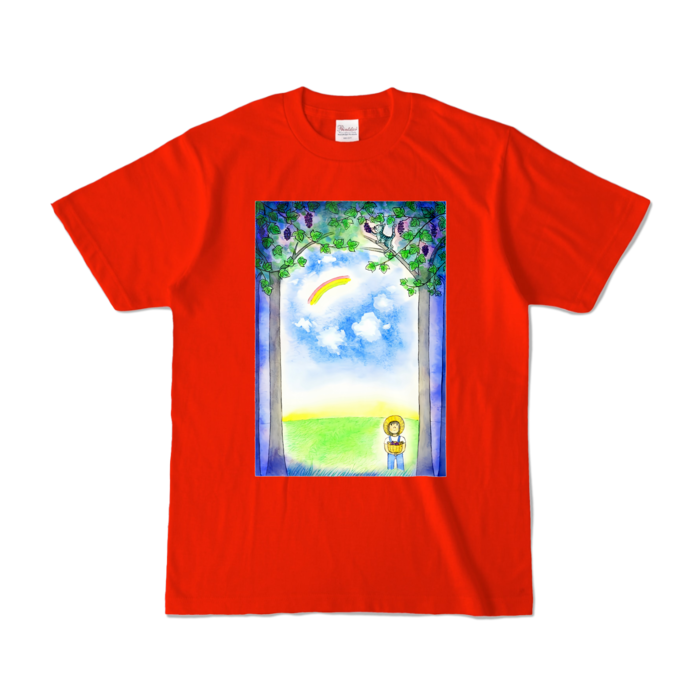 カラーTシャツ - S - レッド (濃色)
