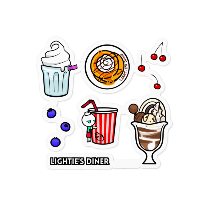 ステッカー - 100 x 100 (mm)