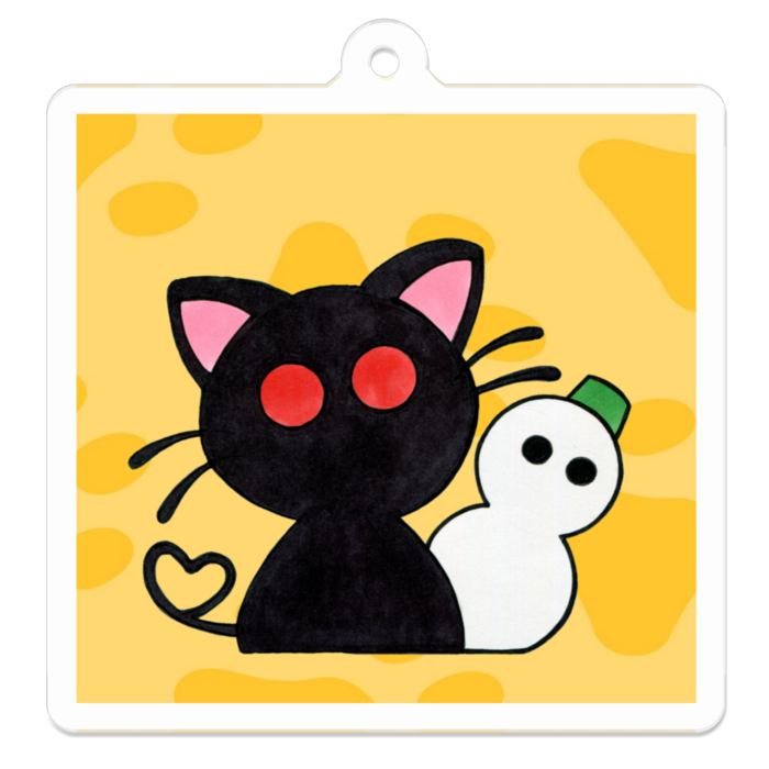 アクリルキーホルダー - 50 x 50 (mm)