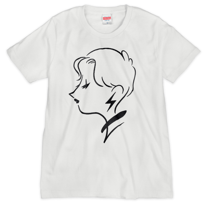 RAITA MAMA シルクスクリーンTシャツ - S - ホワイト