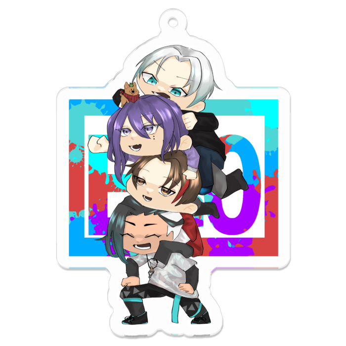 アクリルキーホルダー - 70 x 70 (mm)