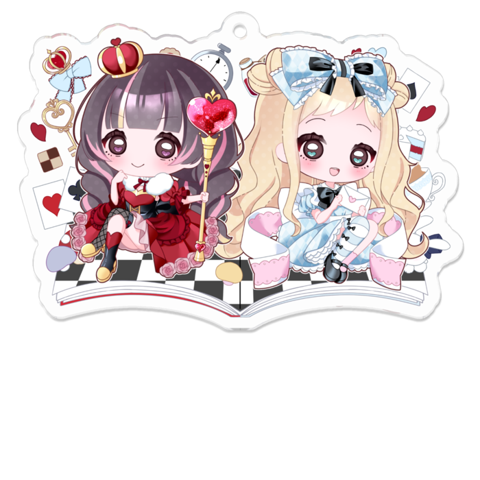 アクリルキーホルダー - 70 x 70 (mm)