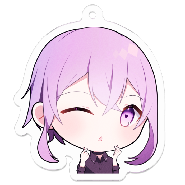 アクリルキーホルダー (C右目ウインク)