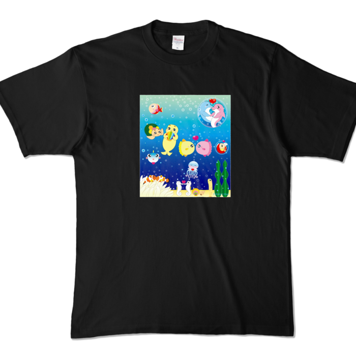 カラーTシャツ - XL - ブラック (濃色)