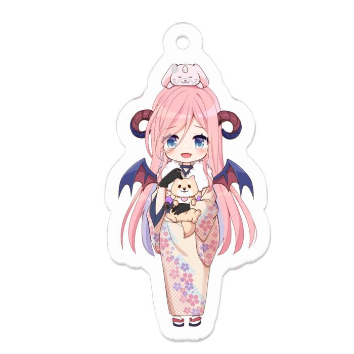 アクリルキーホルダー - 50 x 50 (mm)