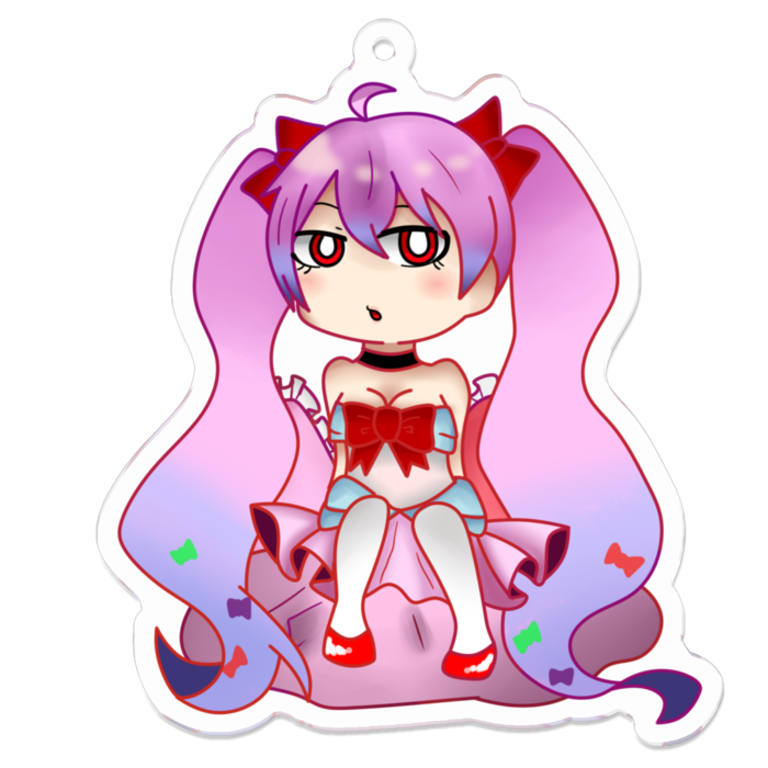 アクリルキーホルダー - 70 x 70 (mm)