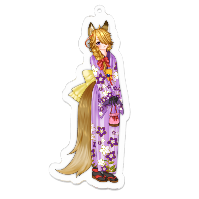 アクリルキーホルダー - 100 x 100 (mm)